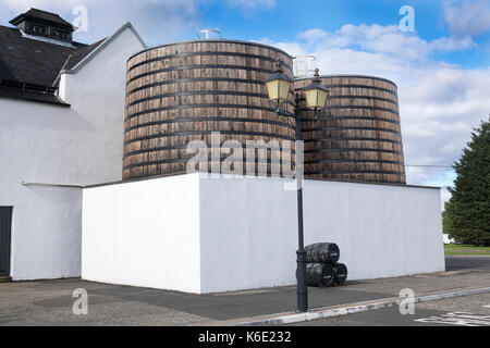 Distillerie Dalwhinnie, Highland, Écosse Banque D'Images