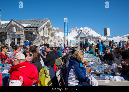 La Fruitière et la Folie Douce, Val d'Isère, France Banque D'Images