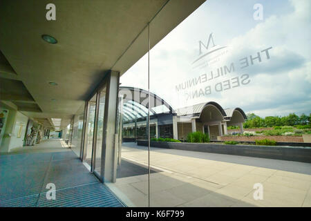 Le Wellcome building at the Millennium Seed Bank Partenariat, Wakehurst Place, Surrey, UK Banque D'Images