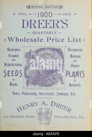 Dreer's Liste des prix de gros (16760305296) Banque D'Images