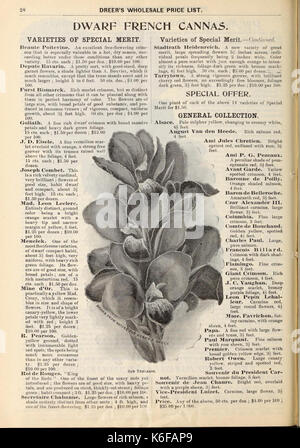 Dreer's Liste des prix de gros (16760291006) Banque D'Images