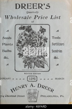 Dreer's Liste des prix de gros (16578841397) Banque D'Images