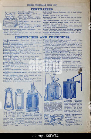 Dreer's quarterly Liste des prix de gros de semences de légumes bulbes graines de fleurs plantes aquatiques plantes décoratives difficile met en œuvre des outils, etc., etc. (15938893354) Banque D'Images