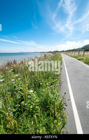 Côte Nord du Pays de Galles et sentier de randonnée à vélo à proximité de Llanddulas Banque D'Images