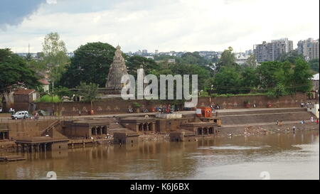 Historique ancienne temple Mumbai maharashtra inde shiv Banque D'Images