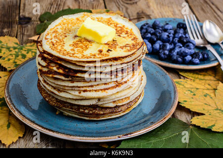 Des crêpes pour le dîner de Thanksgiving. studio photo Banque D'Images