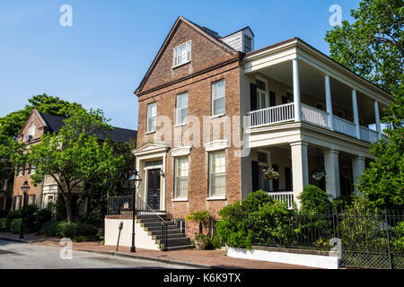 Charleston Caroline du Sud, College of Charleston, université, Glebe House, manoir hanté, avant-bellum, SC170514031 Banque D'Images