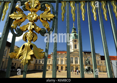 Schloss Charlottenburg, Palace, Charlottenburg, Berlin ouest, Allemagne Banque D'Images