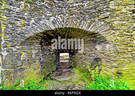 Cornwall falmouth ancienne forteresse côtière point pendennis Banque D'Images