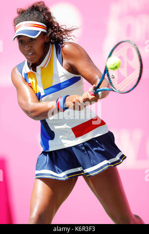 Tokyo, Japon. 13 sep, 2017. Naomi Osaka (JPN) tennis : Japan Women's open tennis 2017 des célibataires 1er tour match entre kurumi nara - naomi osaka ariake tennis park à Tokyo, Japon . Crédit : yohei osada/aflo/Alamy live news Banque D'Images