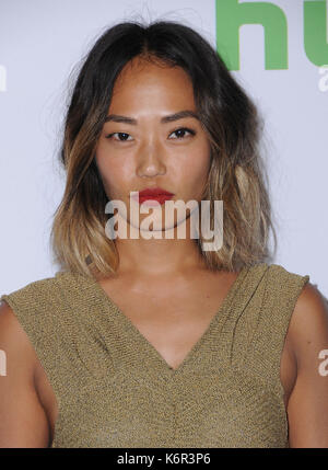 West Hollywood, CA, États-Unis. 12 septembre 2017. 12 septembre 2017 - West Hollywood, Californie - Jenn an. ''The Mindy Project'' finale de la première saison qui s'est tenue au Microsoft Theatre L.A. Live à West Hollywood. Crédit photo : Birdie Thompson/Admedia Banque D'Images