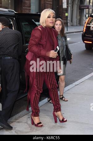 New York, NY, USA. 13 sep, 2017. Dehors et environ pour la célébrité candids - Wed, New York, NY Le 13 septembre, 2017. crédit : Derek storm/everett collection/Alamy live news Banque D'Images