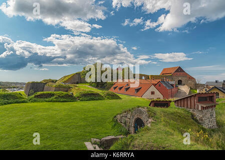 La forteresse de varberg est une ancienne fortification en varberg, comté de Halland (Suède). Banque D'Images