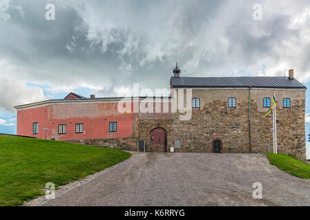 La forteresse de varberg est une ancienne fortification en varberg, comté de Halland (Suède). Banque D'Images