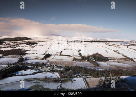 Vues autour de cnoc mor près de strathpeffer dans les highlands écossais Banque D'Images