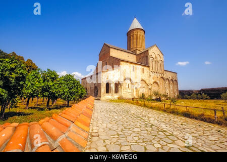 Monastère Alaverdi historique dans la région de Kakheti, pays de la Géorgie Banque D'Images