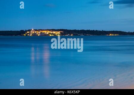 France, Alpes Maritimes, Cannes, Iles de Lérins, le Fort royal de l'île de Sainte Marguerite du cap Croisette Banque D'Images