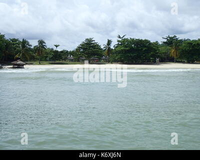 Isabela City, Philippines. 13 sep, 2017. malamawi beach est l'une des plages de sable blanc de Basilan. sherbien dacalanio : crédit/pacific press/Alamy live news Banque D'Images