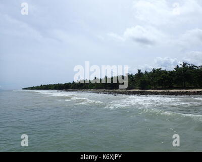 Isabela City, Philippines. 13 sep, 2017. malamawi beach est l'une des plages de sable blanc de Basilan. sherbien dacalanio : crédit/pacific press/Alamy live news Banque D'Images