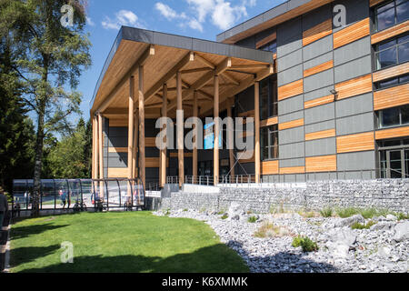 Centre sportif Megève Banque D'Images