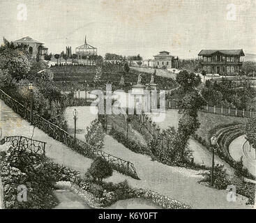 Firenze Viale dei Colli Giardino del Tivoli Banque D'Images