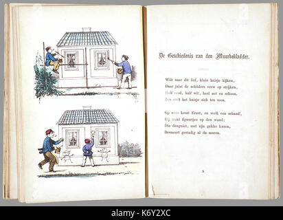 Prentenboek als een nieuw aardig op het vervolg beroemde Hoogduitsche Der Struwwelpeter kinderwerk PPN 263819787 Image 3 Banque D'Images