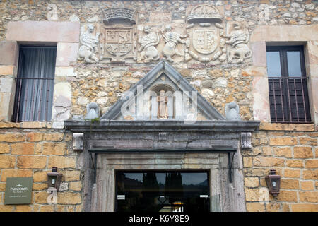 Hôtel Parador, la Vega de los caseros, Cangas de Onis, Picos de Europa ; austurias ; Espagne Banque D'Images