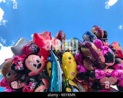 Ballons, dessins animés populaires close-up à Cracovie Banque D'Images