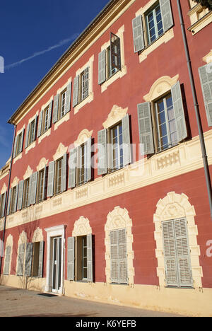 Vue sur le musée Matisse à Nice, Côte d'Azur. Henri Matisse est un peintre français né en 1869. Banque D'Images