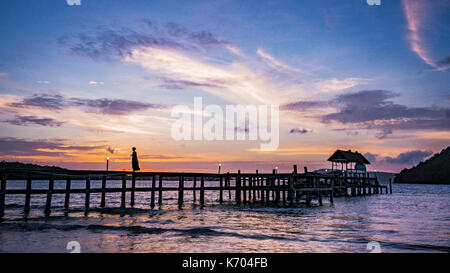 Koh rong sanloem, Sihanoukville, Cambodge Banque D'Images