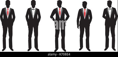 Businessman silhouette vecteur icône illustration design Illustration de Vecteur