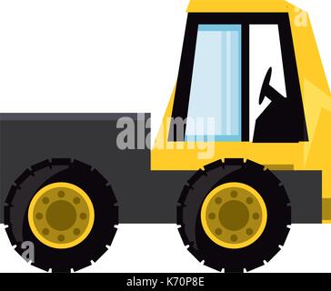 Mini truck colorés sur fond blanc vector illustration Illustration de Vecteur