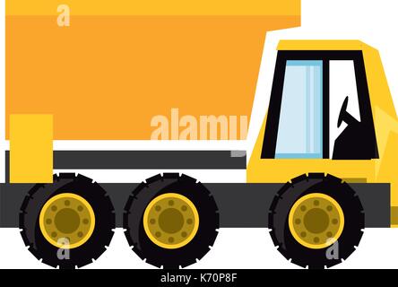 Camions colorés sur fond blanc vector illustration Illustration de Vecteur