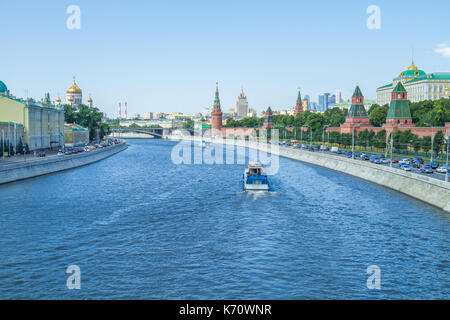 La Russie, Moscou, les routes urbaines, des peuples, de la place rouge. 2014 Banque D'Images