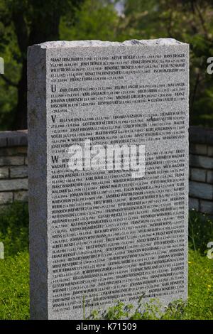 L'Albanie, Tirana, German War Memorial Banque D'Images