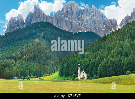 St Johann, Santa Maddalena dans chesurch dolomit Banque D'Images