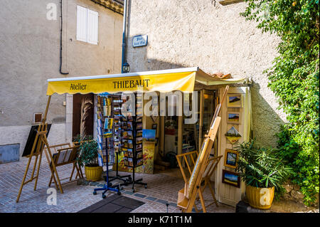 VILLAGE MÉDIÉVAL DU CASTELLET, VAR 83 FRANCE Banque D'Images