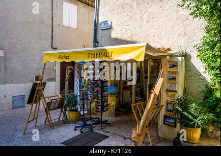 VILLAGE MÉDIÉVAL DU CASTELLET, VAR 83 FRANCE Banque D'Images