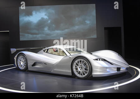 Francfort, Allemagne. 14Th sep 2017. aspark owl. Impressions de jour 3 de la 67e salon international de l'automobile IAA de Francfort/Main le Mardi, Septembre 14th, 2017 Credit : Markus wissmann/Alamy live news Banque D'Images