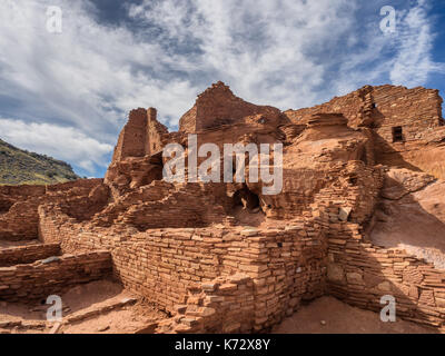 Wupatki pueblo ruins National Monument, Arizona USA Banque D'Images