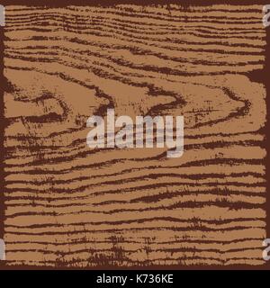 Beige brown wood texture background en format carré. planche réaliste avec des cercles. années du régime naturel vide modèle swatch. vecteur illustr Illustration de Vecteur