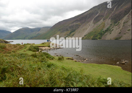 Wastwater, as été, l'eau des lacs. Lac le plus profond de l'Angleterre. UK Banque D'Images