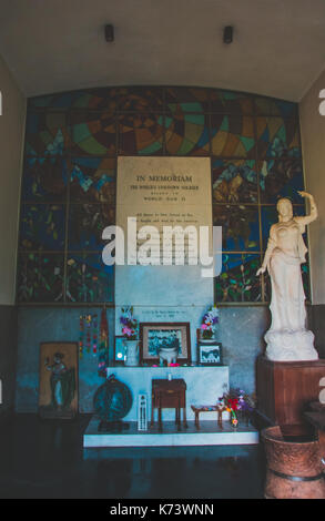 Mémorial de la seconde guerre mondiale situé à l'intérieur du monument national de guerre Ryōzen Kannon à Kyoto, Japon Banque D'Images