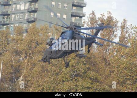L'armée italienne, hélicoptère de combat antichar agusta a 129 mangusta Banque D'Images