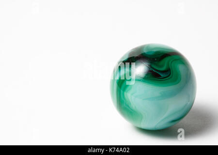 En Tourbillon vert et blanc Banque D'Images