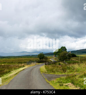 Galloway Forest Park avec un ciel dramatique Banque D'Images