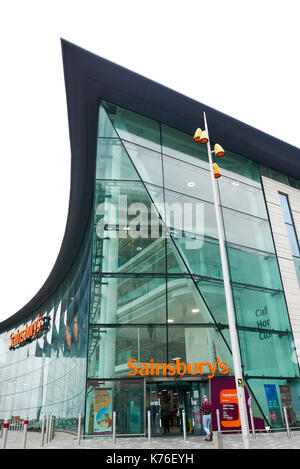 Supermarché Sainsbury'S,Talbot Road,Blackpool,Lancashire,Royaume-Uni Banque D'Images