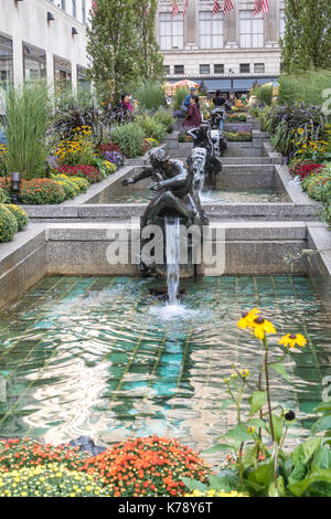 Rockefeller Center de Manhattan, New York, USA Banque D'Images