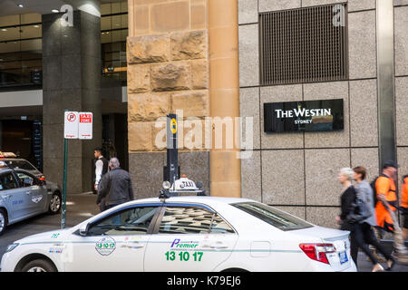 L'hôtel Westin à No 1 Martin Place à Sydney CBD, Australie Banque D'Images