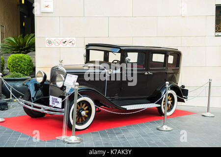 Beyrouth, Liban. 15 sep, 2017. 1927 Chrysler sur l'affichage à la classic car show à Beyrouth souks, Beyrouth Liban crédit : mohamad itani/Alamy live news Banque D'Images